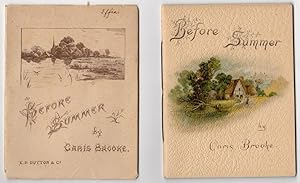 Seller image for BEFORE SUMMER AND ALSO OTHER POEMS for sale by Champ & Mabel Collectibles