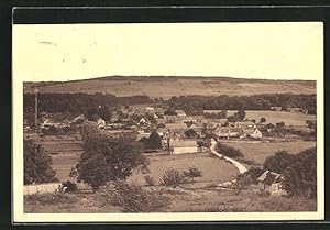 Carte postale La Croix-Saint-Leufroy, vue generale du hameau de Crevecoeur