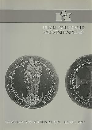 Bild des Verkufers fr Knker. Antike - Ausland (insbesondere Italien) - Mittelalter - Habsburg - Deutsche Mnzen und Medaillen der Neuzeit einschlielich 19. Jahrhundert. Bergbau und Ausbeute. Spezialsammlung Wrttemberg. Katalog zur 38. Auktion. 29. Sept. - 02. Okt. 1997. zum Verkauf von Lewitz Antiquariat