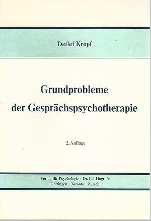 Imagen del vendedor de Grundprobleme der Gesprchspsychotherapie. a la venta por Lewitz Antiquariat