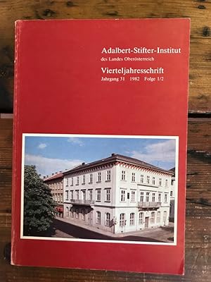 Bild des Verkufers fr Vierteljahresschrift Jahrgang 31, 1982, Folge 1/2 zum Verkauf von Antiquariat Liber Antiqua