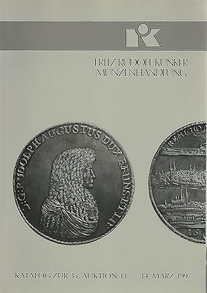 Imagen del vendedor de Knker. Antike - Harsburg - Ausland - Mittelalter - Deutsche Mnzen und Medaillen der Neuzeit einschlielich 19. Jahrhundert. Reichsmnzen in Gold und Silber. Katalog zur 35. Auktion. 11. - 14. Mrz 1997. a la venta por Lewitz Antiquariat