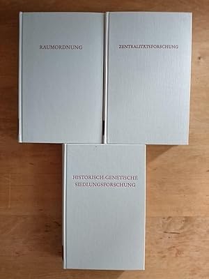Siedlungsforschung und Raumordnung - 3 Bände aus der Reihe "Wege der Forschung"