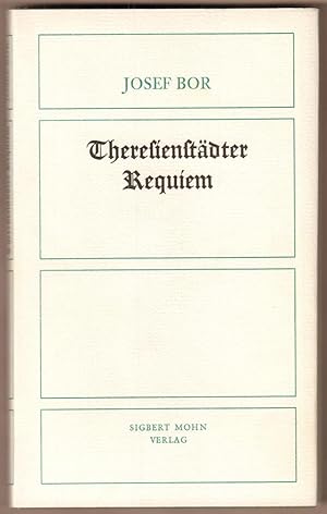 Image du vendeur pour Theresienstdter Requiem. (Deutsch von von Elisabeth Borchardt). mis en vente par Antiquariat Neue Kritik