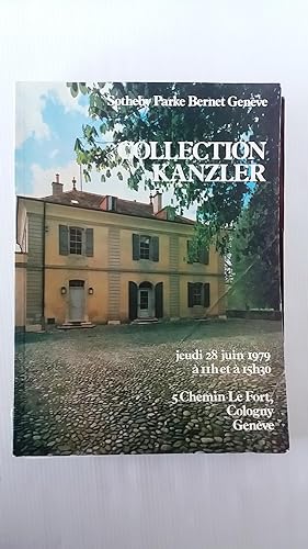 Seller image for Collection Kanzler ( Jeudi 28 Juin 1979 a 11h a 15h30 ) - Sotheby's Auction catalogue for sale by Your Book Soon