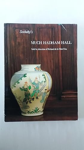 Much Hadham Hall 30th September 1st October 1980 - Sotheby's auction catalogue