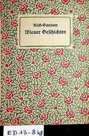 Seller image for Wiener Geschichten. Erzhlungen for sale by ANTIQUARIAT.WIEN Fine Books & Prints