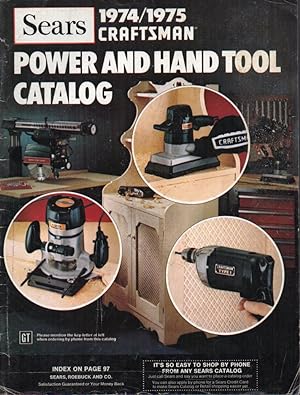 Power and Handtool Catalog 1974 / 75 Craftsman