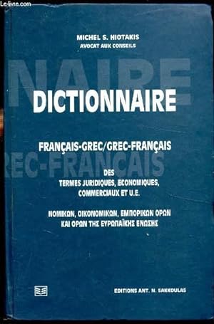 Image du vendeur pour Dictionnaire Franais-Grec/ Grec-Franais - mis en vente par Le-Livre