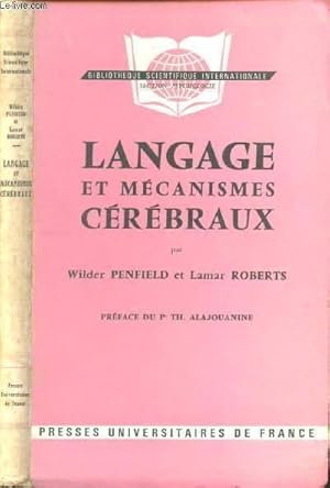 Bild des Verkufers fr Langage et mcanismes crbraux zum Verkauf von Le-Livre