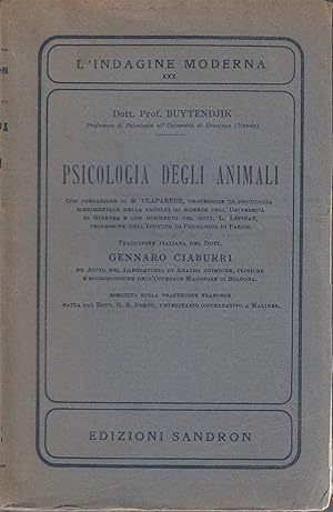 PSICOLOGIA DEGLI ANIMALI
