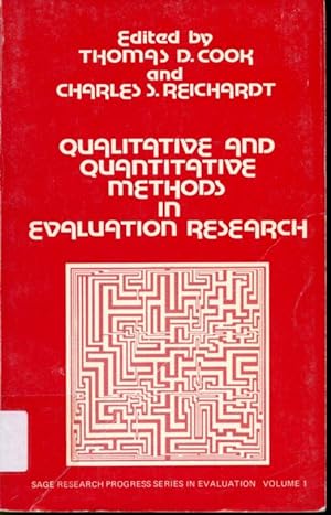 Seller image for Qualitative and Quantitative Methods in Evaluation Research Volume 1 : Sage Research Progress Series in Evaluation for sale by Librairie Le Nord