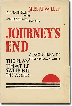 Journey's End (Original advertising flyer for the 1929 play)