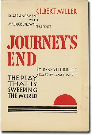 Bild des Verkufers fr Journey's End (Original advertising flyer for the 1929 play) zum Verkauf von Royal Books, Inc., ABAA