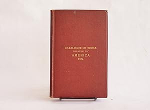 BIBLIOTHECA AMERICANA A Catalogue of a Valuable Collection of Books and Pamphlets