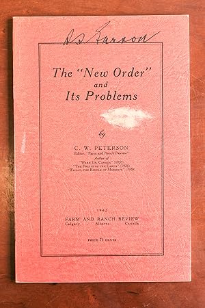 THE 'NEW ORDER' AND ITS PROBLEMS