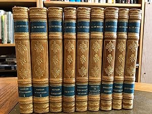 Oeuvres completes d'Alfred de Musset / Complete set in nine volumes