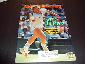 Sports Illustrated Jul 15 1985 Boris Becker of Est Germany