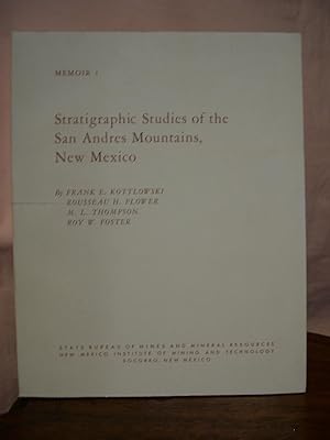 Image du vendeur pour STRATIGRAPHIC STUDIES OF THE SAN ANDRES MOUNTAINS, NEW MEXICO: MEMOIR 1 mis en vente par Robert Gavora, Fine & Rare Books, ABAA