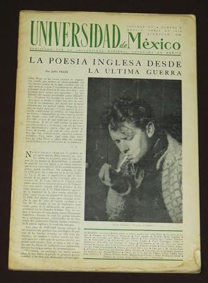 Bild des Verkufers fr Universidad de Mxico. Volumen XII. Nmero 8. Abril de 1958. zum Verkauf von Librera Urbe