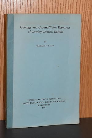 Imagen del vendedor de Geology and Ground-Water Resources of Cowley County, Kansas a la venta por Books by White/Walnut Valley Books