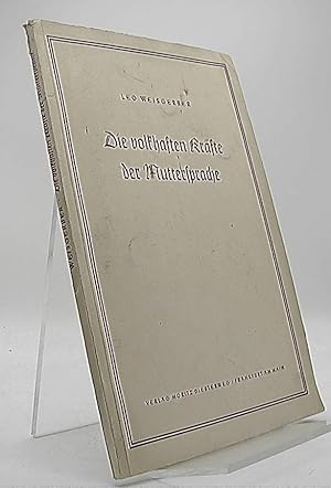 Image du vendeur pour Die volkhaften Krfte der Muttersprache mis en vente par Antiquariat Unterberger
