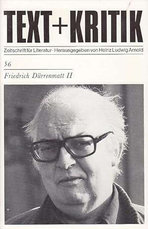 Seller image for Friedrich Drrenmatt; Teil: 2. Text + Kritik ; 56 for sale by Licus Media