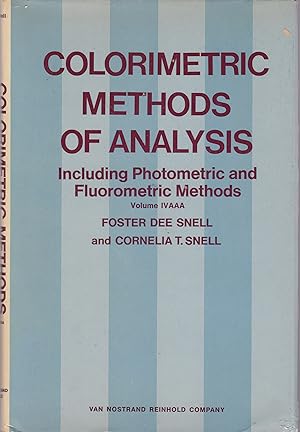 Colorimetric Methods of Analysis. IV AAA