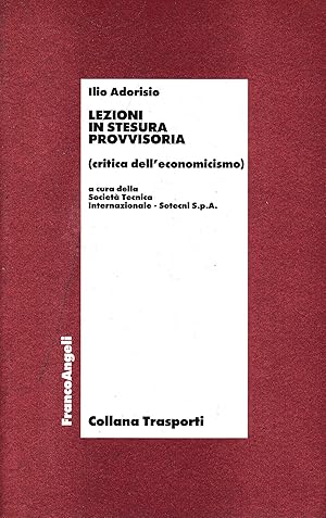 Lezioni in stesura provvisoria (critica del'economicismo)