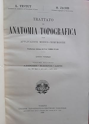 Trattato di anatomia topografica. Volumi 1-2