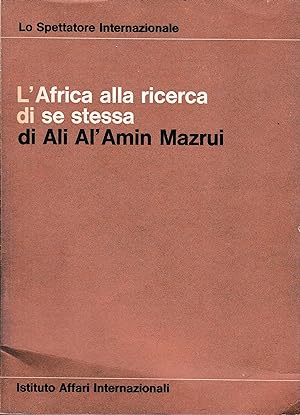 Imagen del vendedor de L'africa alla ricerca di se stessa a la venta por librisaggi