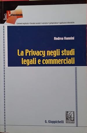 La Privacy negli studi legali e commerciali