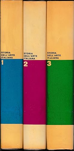 Storia dell'arte italiana 3 volumi