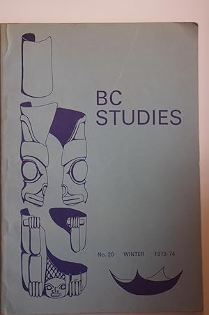 B C Studies No 20 Winter 1973-74