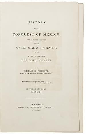 History of the Conquest of Mexico