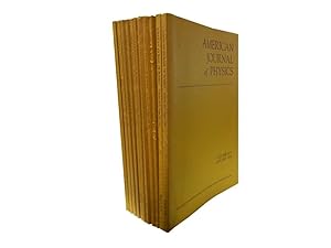 American Journal of Physics Vol 40 1972 (10 vols)