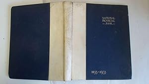 Seller image for National provincial bank, 1833 to 1933 for sale by Goldstone Rare Books