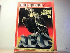 Der Spiegel. 16. August 1982, 36. Jahrgang. Nr. 33. Das deutsche Nachrichtenmagazin. 8.