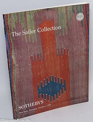 The Sailer Collection, Lots 1-92; Sotheby's New York Thursday October 1, 1998