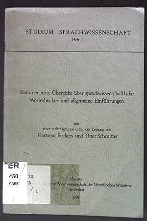 Immagine del venditore per Kommentierte bersicht ber sprachwissenschaftliche Wrterbcher und allgemeine Einfhrungen; Studium Sprachwissenschaft, Heft 1; venduto da books4less (Versandantiquariat Petra Gros GmbH & Co. KG)