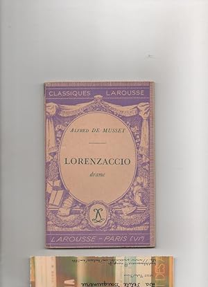 Image du vendeur pour Lorenzaccio mis en vente par La Petite Bouquinerie