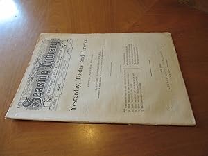 Imagen del vendedor de Yesterday, Today, And Forever. A Poem In Twelve Books, With Notes. In The Seaside Library Vol. Xxxvi No. 740 May 10, 1880 a la venta por Arroyo Seco Books, Pasadena, Member IOBA