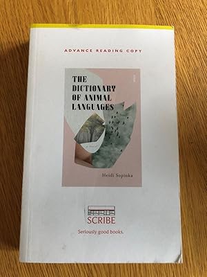 Seller image for THE DICTIONARY OF ANIMAL LANGUAGES for sale by Happyfish Books