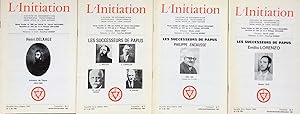 L'Initiation n°1, 2, 3, 4. (1991) Nouvelle série. Cahiers de documentation ésotérique traditionne...