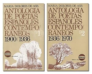 Imagen del vendedor de Antologa de poetas espaoles contemporneos. a la venta por Librera Berceo (Libros Antiguos)