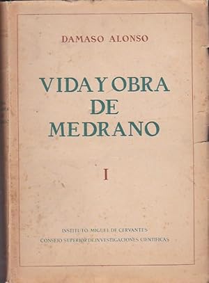 Seller image for Vida y obrea de Medrano. I - II for sale by LIBRERA GULLIVER