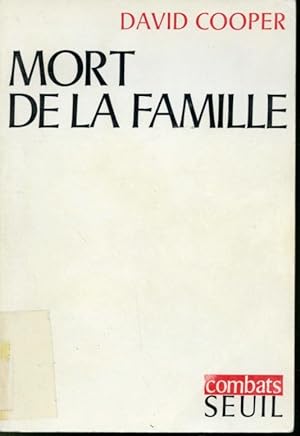 Bild des Verkufers fr Mort de la famille zum Verkauf von Librairie Le Nord