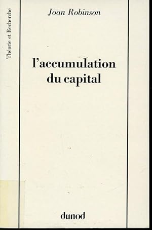 Imagen del vendedor de L'Accumulation du capital a la venta por Librairie Le Nord