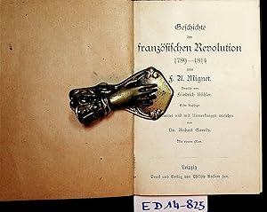 Bild des Verkufers fr Geschichte der franzsischen Revolution 1789-1814. Deutsch von Friedrich Khler. zum Verkauf von ANTIQUARIAT.WIEN Fine Books & Prints