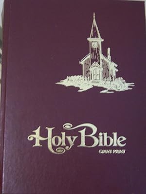 Image du vendeur pour The Holy Bible in Giant Print Containing the Old and New Testaments mis en vente par First Class Used Books